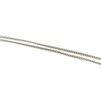 Chanel CC Logo Rhinestone Ribbon Pendant Chain Gold Necklace — view 5
