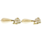 Chanel Swing Pearl Earrings Ivory Gold — view 3
