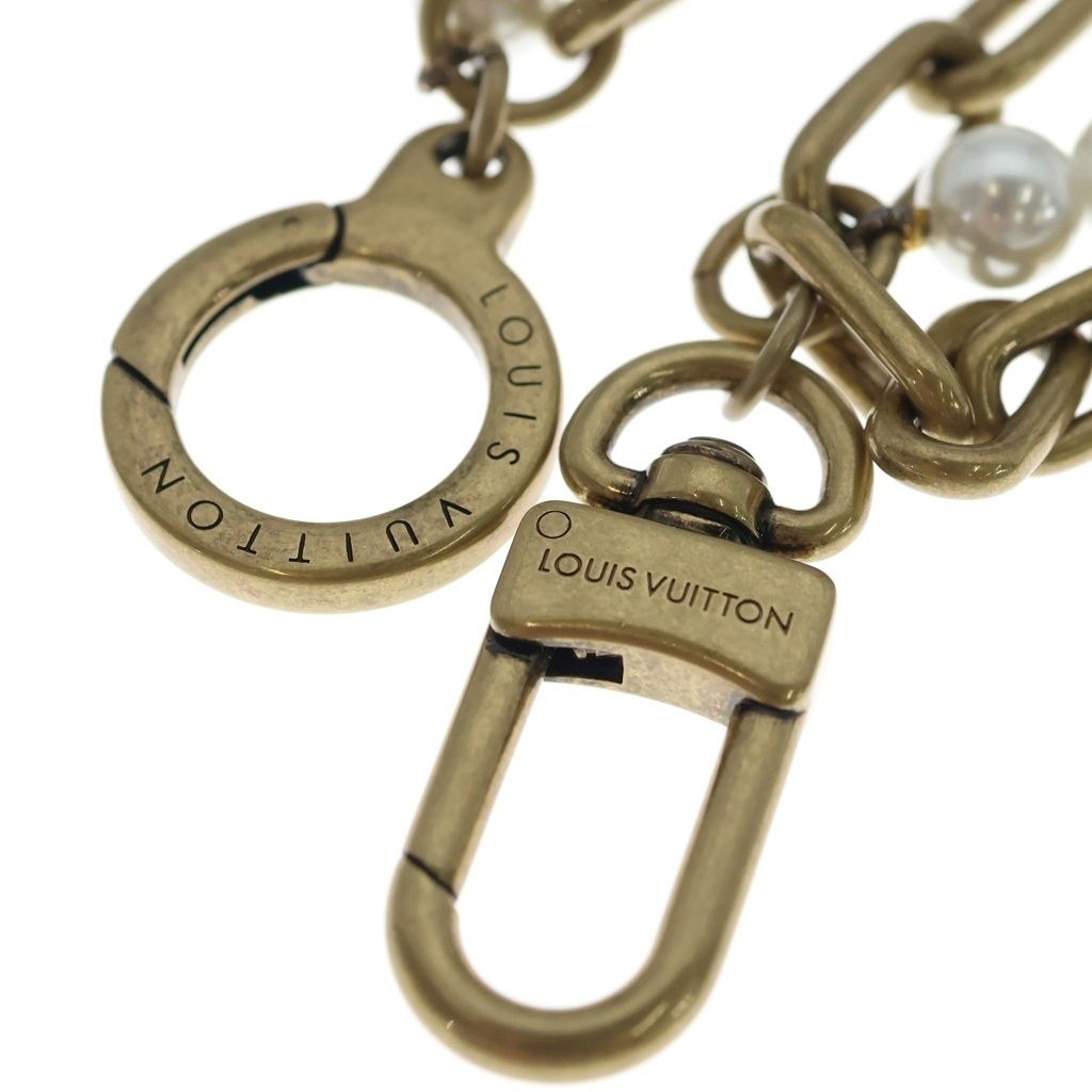 Louis Vuitton Logo Pearl Chain Belt Bag Charm — view 5