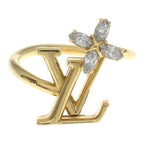 Louis Vuitton LV Iconic Flower Ring Gold Plated