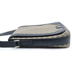 Gucci Diamante Leather Shoulder Bag Black Brown — view 3