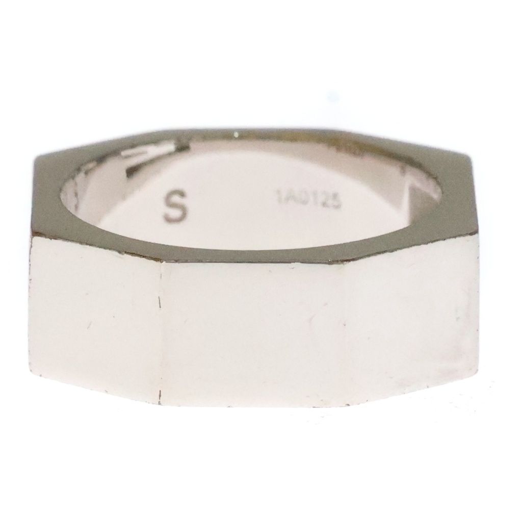 Fendi Baguette Logo Ring Silver — view 3