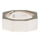 Fendi Baguette Logo Ring Silver — view 3