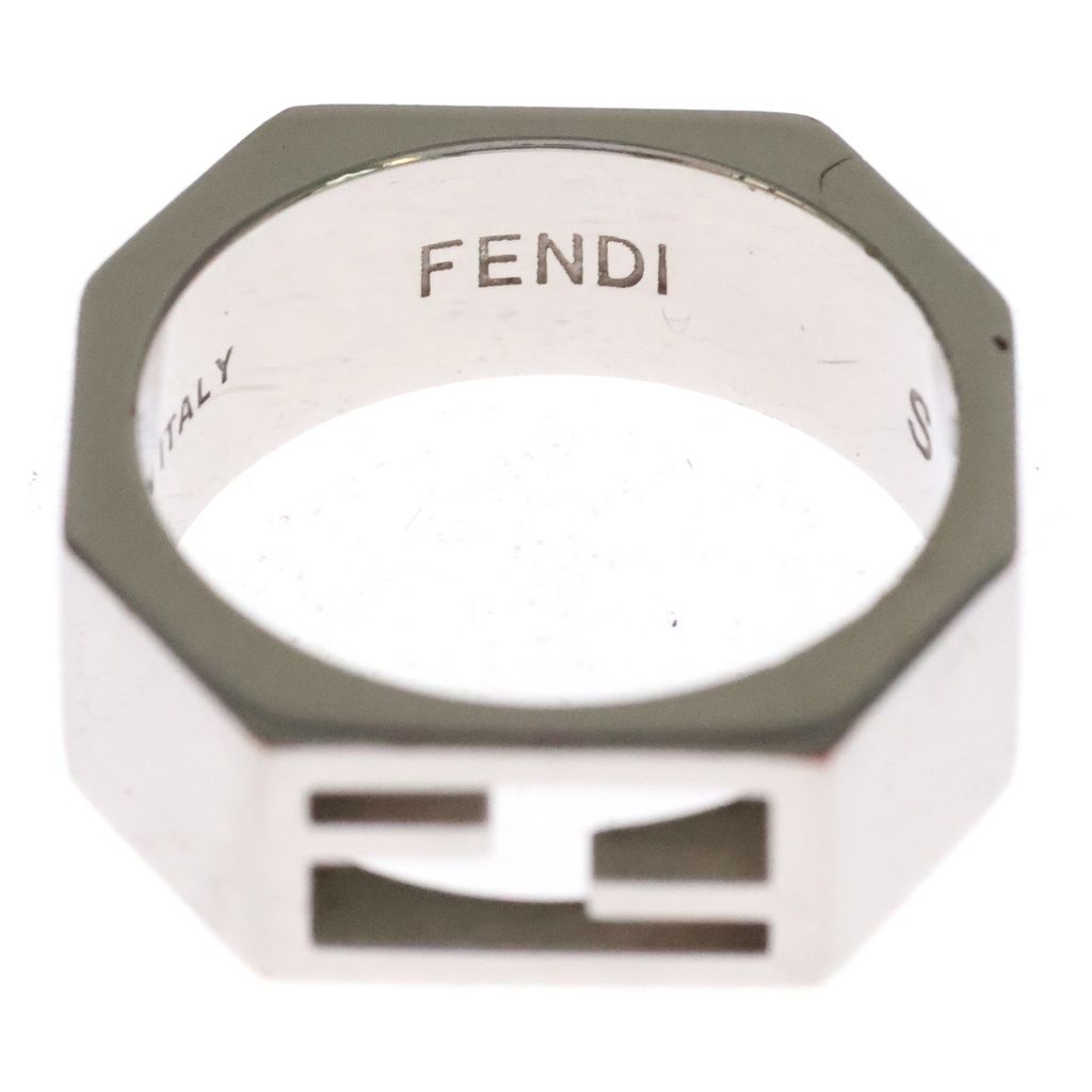 Fendi Baguette Logo Ring Silver — view 5
