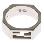 Fendi Baguette Logo Ring Silver — view 5
