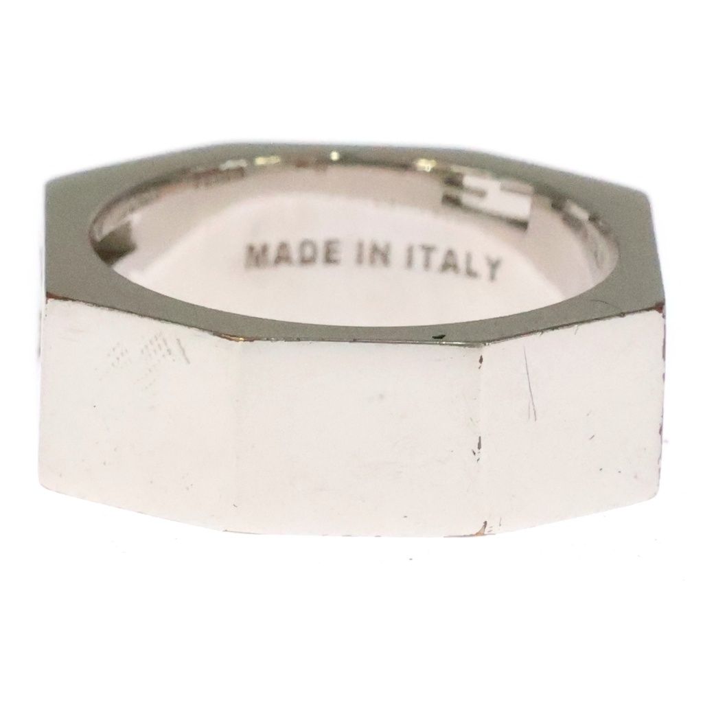 Fendi Baguette Logo Ring Silver — view 4