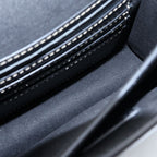 Fendi Karligraphy Shoulder Bag Black Leather — view 7
