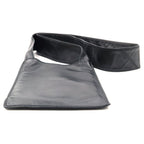 Chanel Back Black Lambskin All Leather Shoulder Bag — view 4