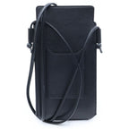Celine Logo Phone Pouch Black Lambskin — view 2