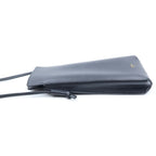 Celine Logo Phone Pouch Black Lambskin — view 3