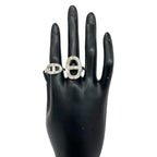 Hermes Chaine D'ancre Double Ring 925 Sterling Silver — view 2