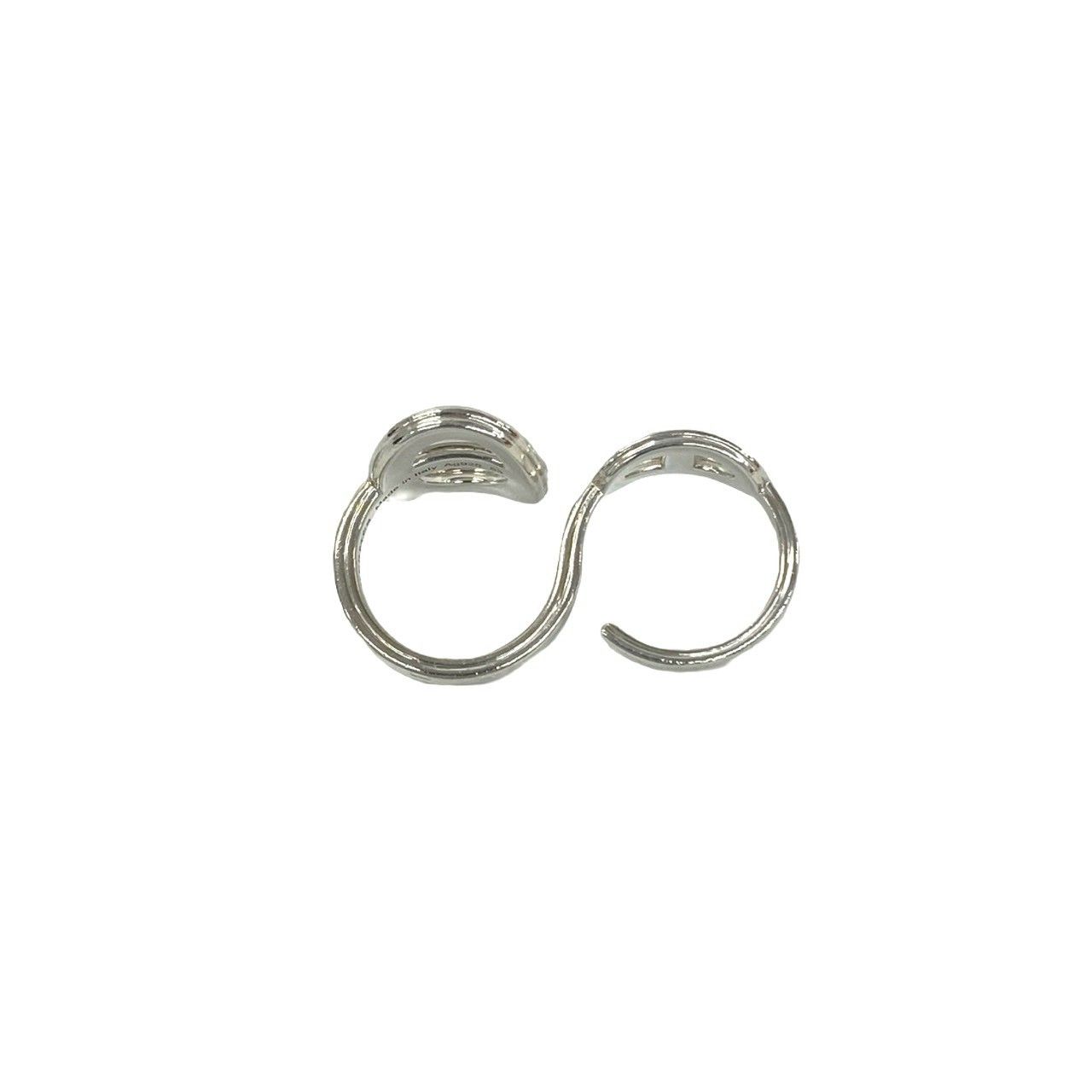 Hermes Chaine D'ancre Double Ring 925 Sterling Silver — view 6