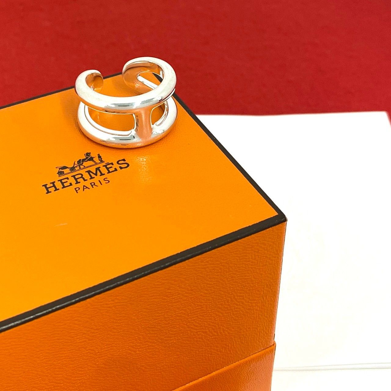 Hermes Osmose PM Ring 925 Sterling Silver
