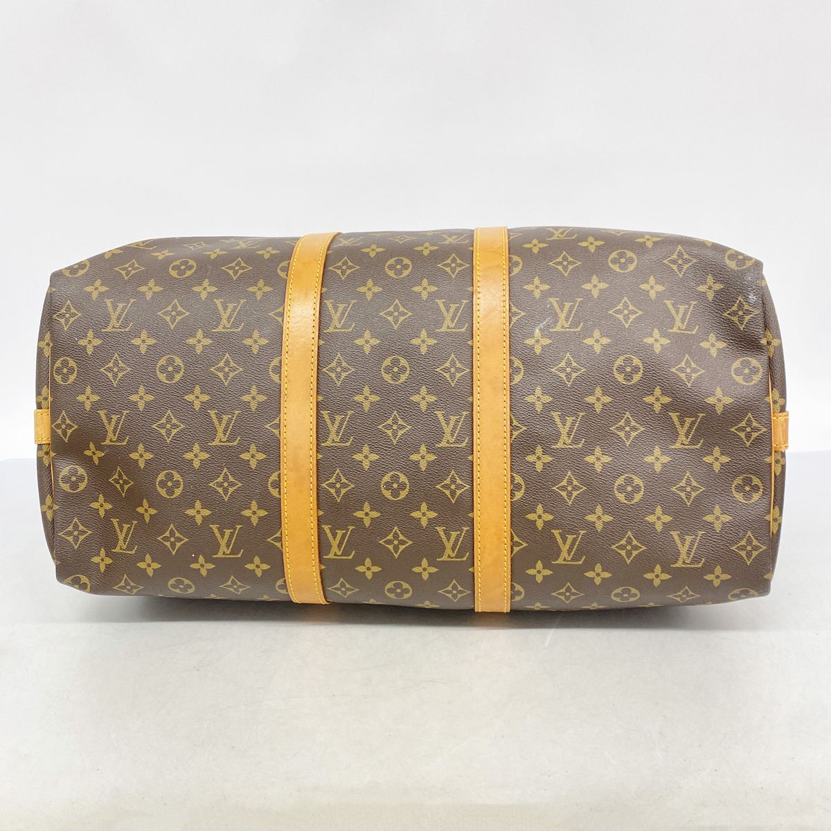 Louis Vuitton Boston Bag Monogram Keepall Bandouliere 50 Brown — view 3