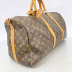 Louis Vuitton Boston Bag Monogram Keepall Bandouliere 50 Brown — view 2