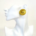 Chanel Earrings Vintage Logo Gold Plated — view 5