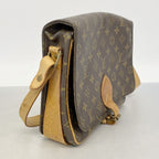 Louis Vuitton Shoulder Bag Monogram Cartouchiere GM Brown — view 2