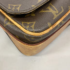 Louis Vuitton Shoulder Bag Monogram Cartouchiere GM Brown — view 6