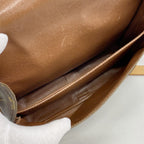 Louis Vuitton Shoulder Bag Monogram Cartouchiere GM Brown — view 4