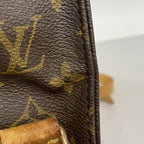 Louis Vuitton Shoulder Bag Monogram Cartouchiere GM Brown — view 8