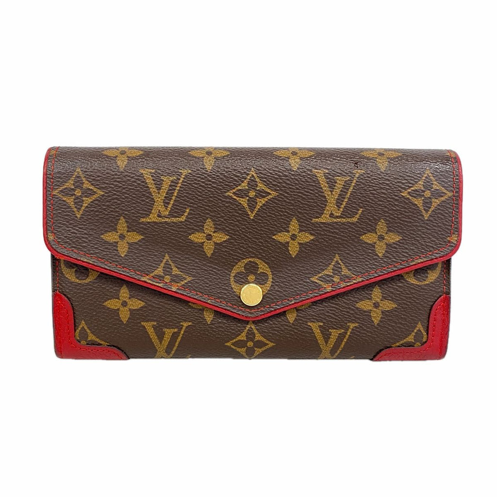 Louis Vuitton Wallet Monogram Portefeuille Sarah Retiro Cerise