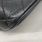 Chanel Tote Reissue Caviar Leather Black Silver — view 8