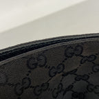 Gucci Shoulder Bag GG Canvas Black Silver — view 7