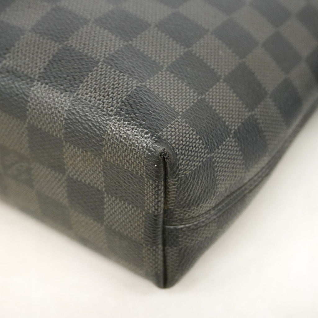 Louis Vuitton Shoulder Bag Damier Graphite Mick PM NM Black Gray — view 6