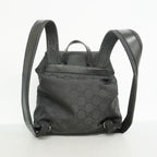 Gucci Backpack GG Supreme Nylon Black Silver — view 8