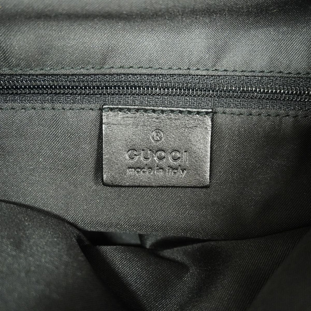 Gucci Backpack GG Supreme Nylon Black Silver — view 5