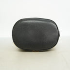 Chanel Shoulder Bag Triple Coco Caviar Leather Black Gold — view 3