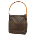 Louis Vuitton Shoulder Bag Monogram Looping GM Brown