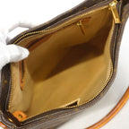 Louis Vuitton Shoulder Bag Monogram Looping GM Brown — view 4