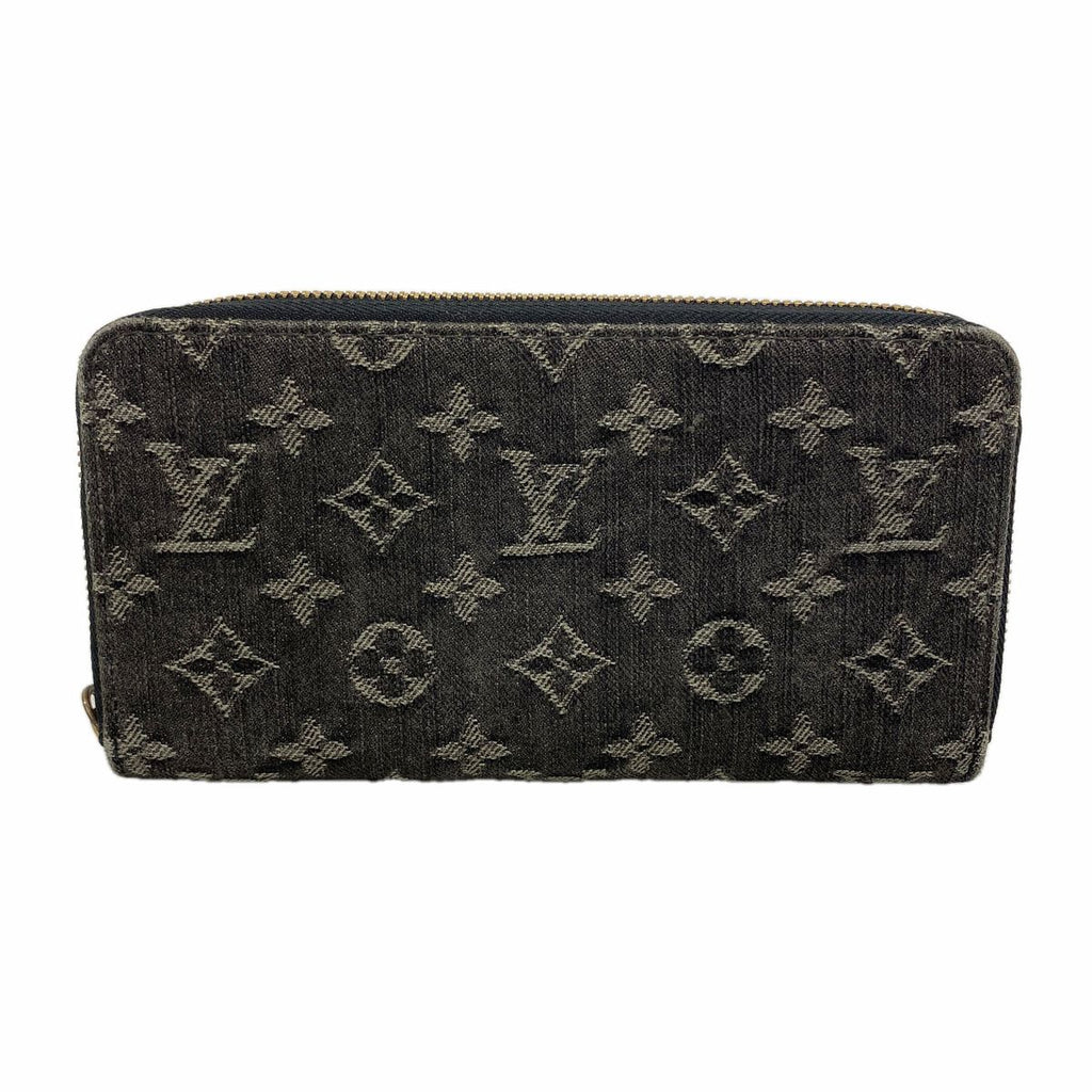 Louis Vuitton Wallet Monogram Denim Zippy Noir