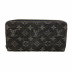 Louis Vuitton Wallet Monogram Denim Zippy Noir