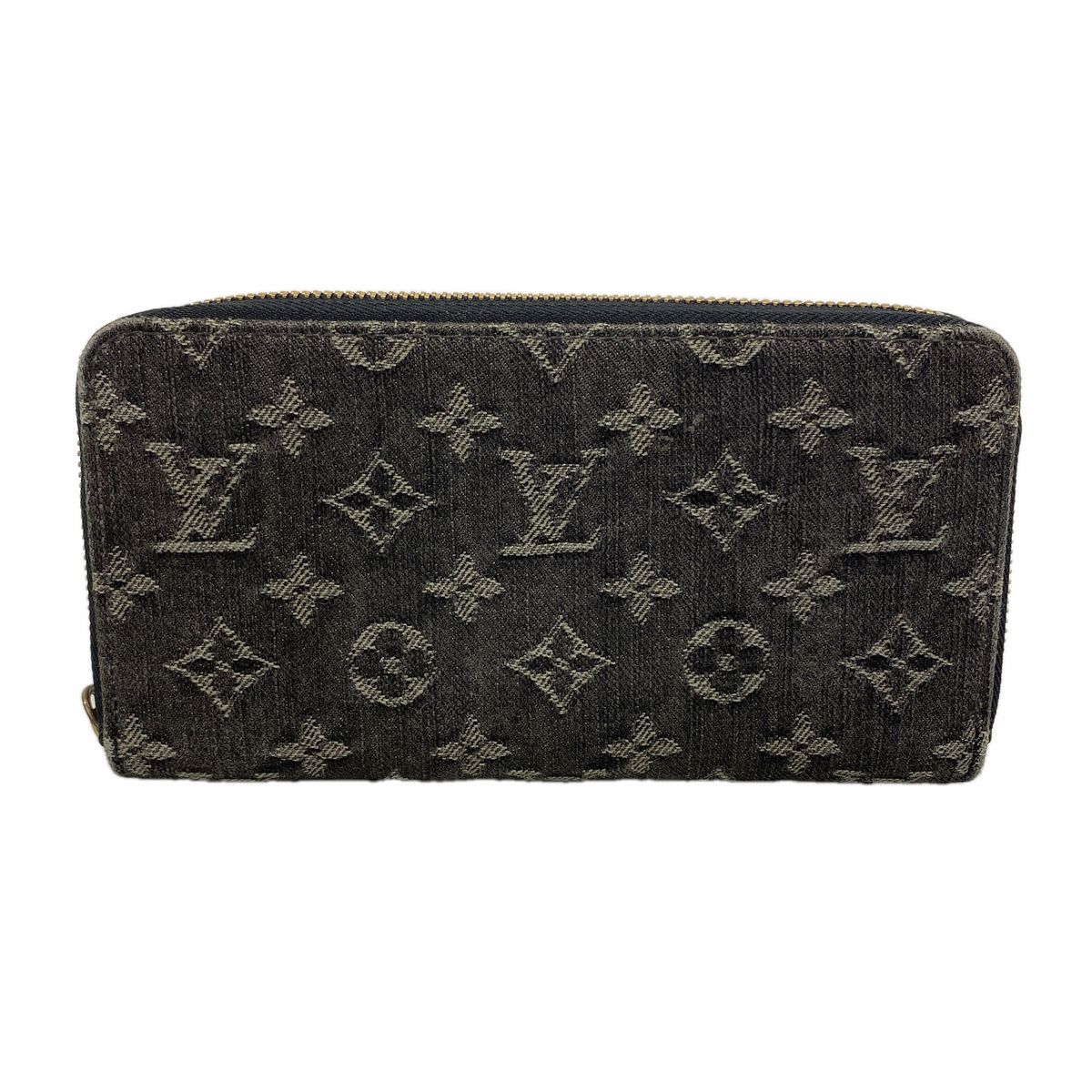 Louis Vuitton Wallet Monogram Denim Zippy Noir