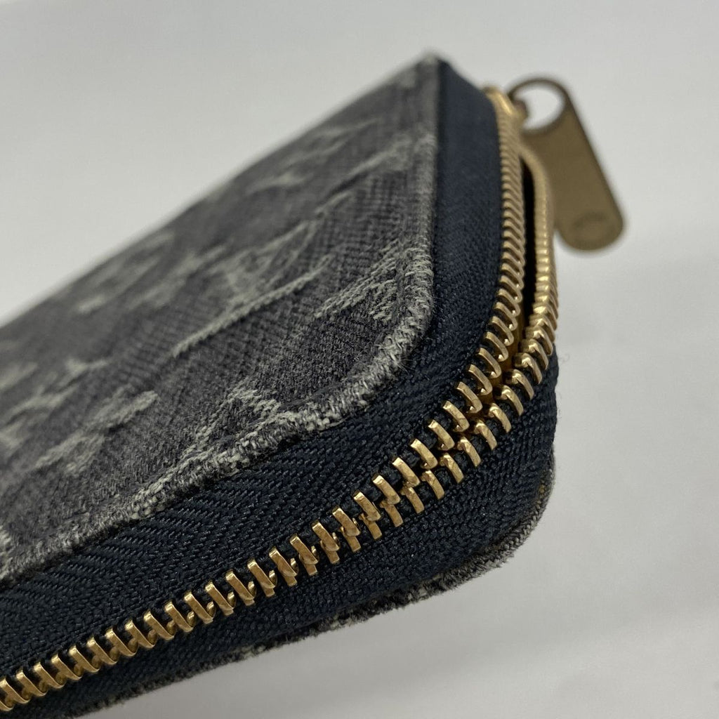 Louis Vuitton Wallet Monogram Denim Zippy Noir — view 6