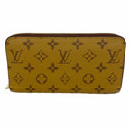 Louis Vuitton Wallet Monogram Applique Reverse Zippy Brown