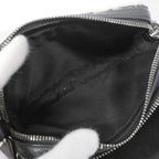 Dior Shoulder Bag Oblique Jacquard Canvas Beige Black Silver — view 4