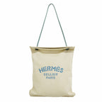 Hermes Shoulder Bag Aline Toile Chevron Blue Gold