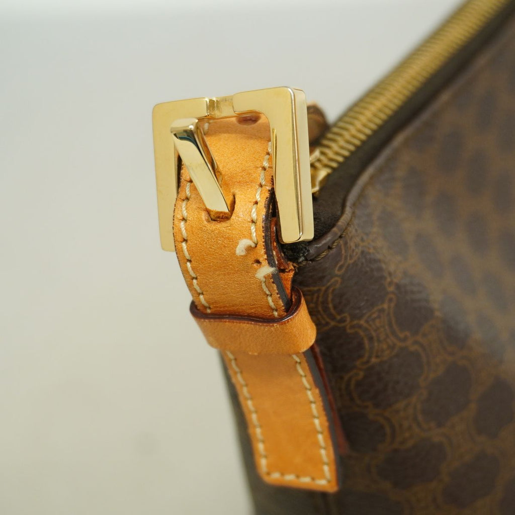 Celine Handbag Macadam Brown Gold — view 7