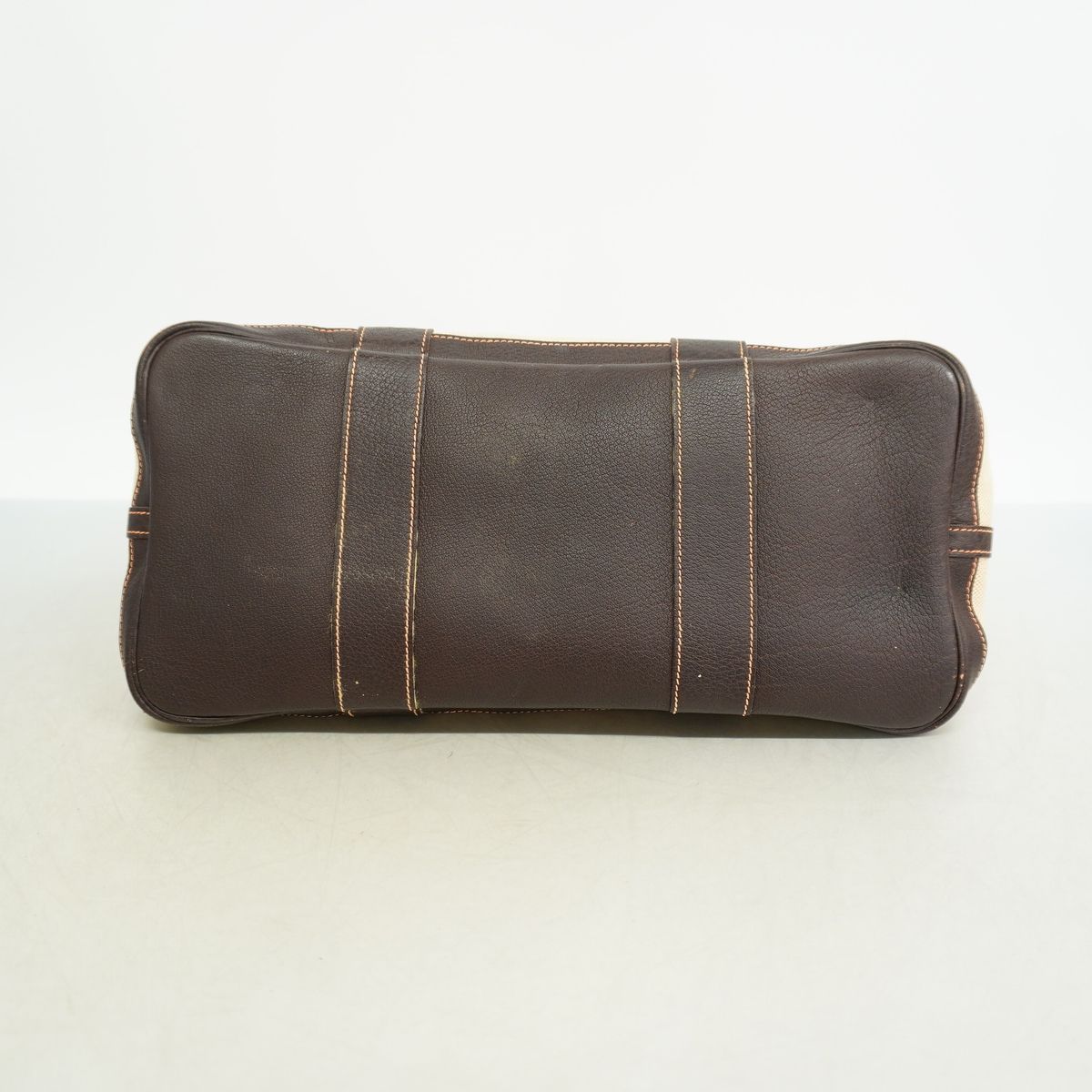 Hermes Tote Garden Party PM Toile H Natural Brown Silver — view 3