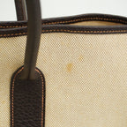 Hermes Tote Garden Party PM Toile H Natural Brown Silver — view 8