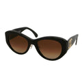 Chanel Sunglasses Acetate Black Gold Eyewear