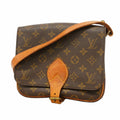 Louis Vuitton Shoulder Bag Monogram Cartouchiere MM Brown
