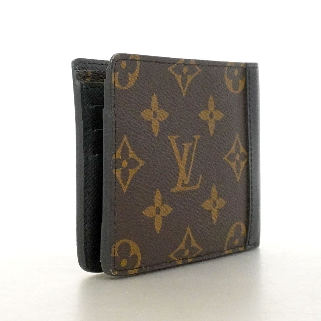 Louis Vuitton Billfold Monogram Macassar Portefeuille Multiple Brown Black — view 2