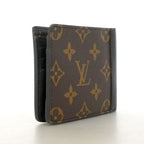 Louis Vuitton Billfold Monogram Macassar Portefeuille Multiple Brown Black — view 2