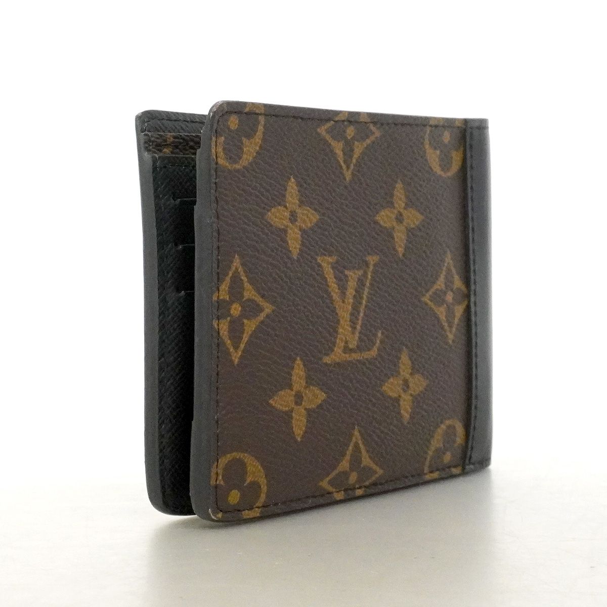 Louis Vuitton Billfold Monogram Macassar Portefeuille Multiple Brown Black — view 2