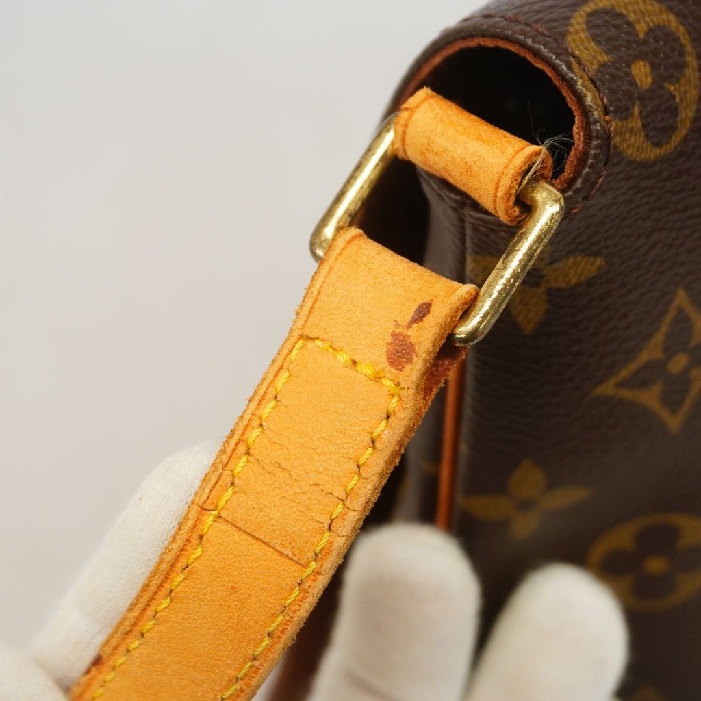 Louis Vuitton Shoulder Bag Monogram Musette Salsa Long Strap Brown — view 8