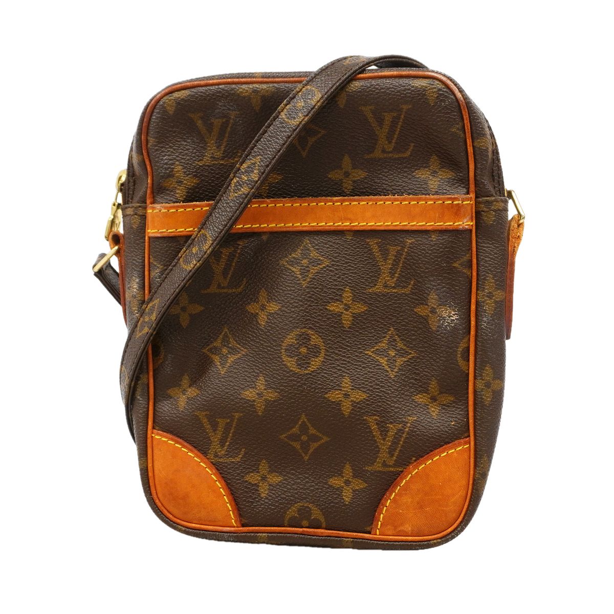 Louis Vuitton Shoulder Bag Monogram Danube Brown